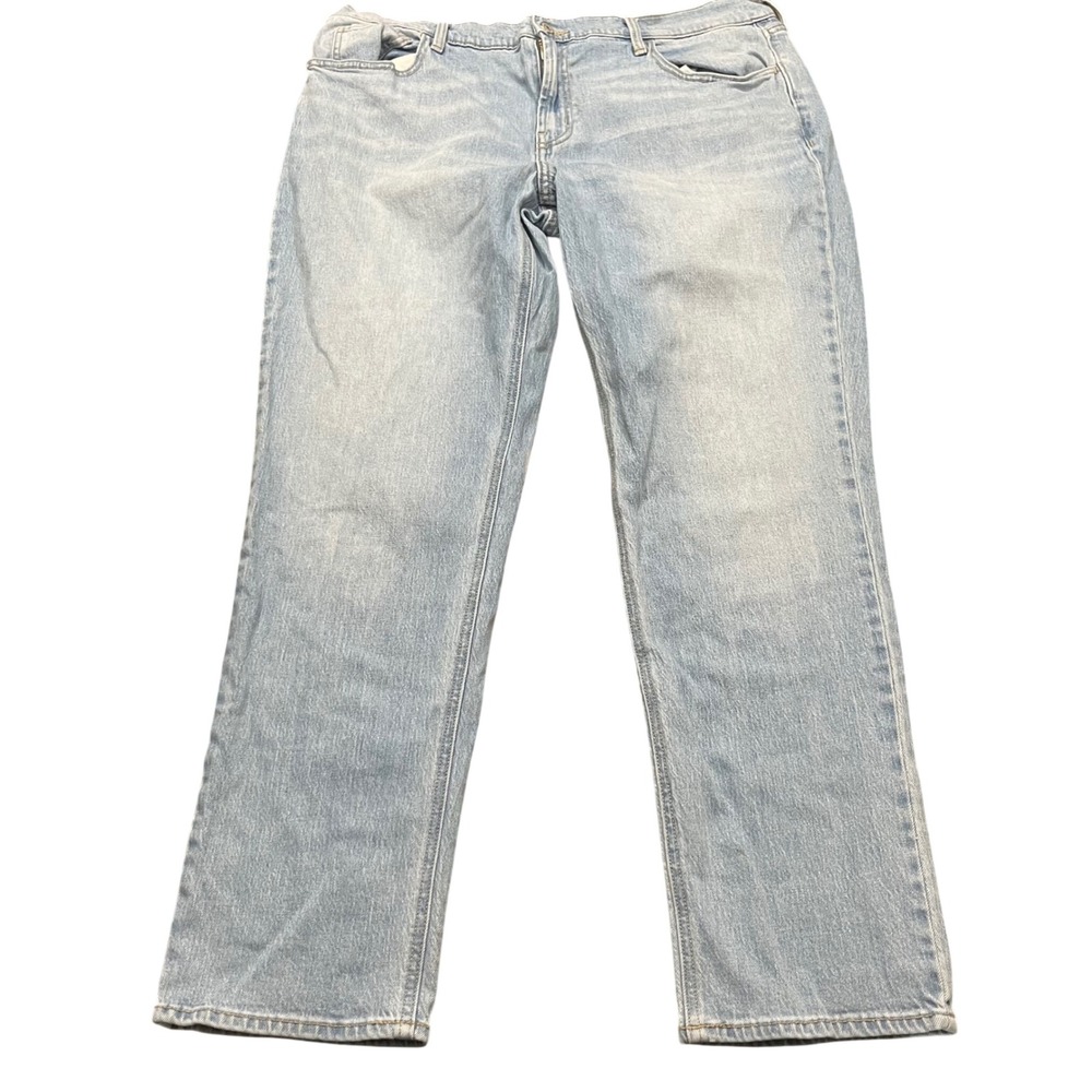 Old Navy Wow Boyfriend‎ Jeans Womens 16 Light Wash Mid Rise Straight Leg Denim